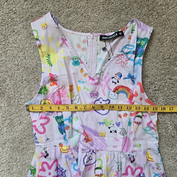 NWT Dangerfield Zero Concentration Mini Dress Size 12 AU / 8 US - Picture 9 of 9